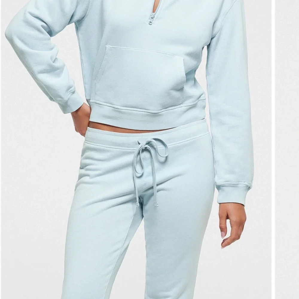 Skims Organic
Cotton Half Zip Pullover in opal M - Picture 8 of 8
